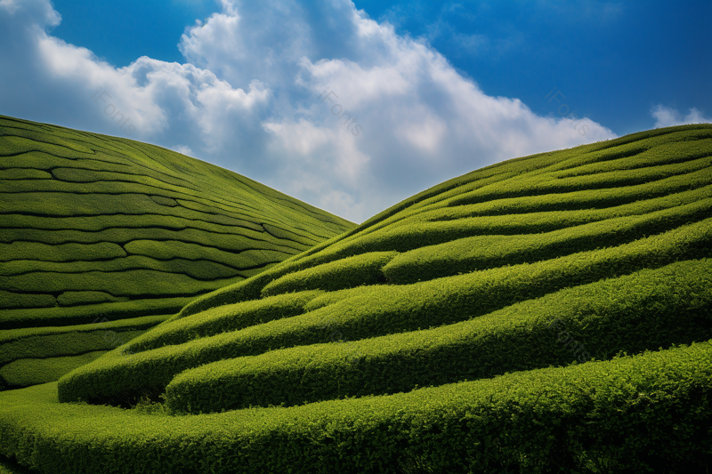 在山上的一片茶庄香醇自然美景背景图,高清,摄影图,摄影图片,图片大全,摄影图免费下载